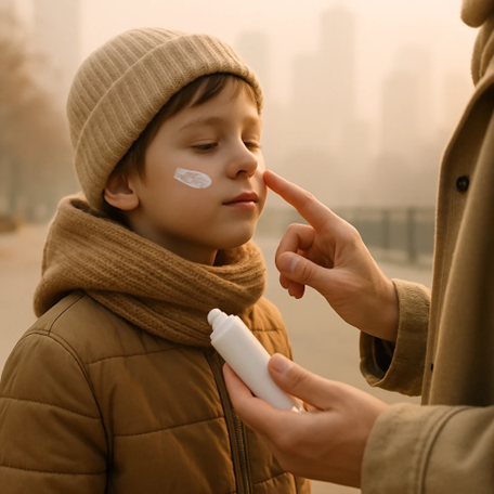 آلودگی یا آفتاب؛ کدام تهدید بزرگتری برای پوست  کودکان است؟